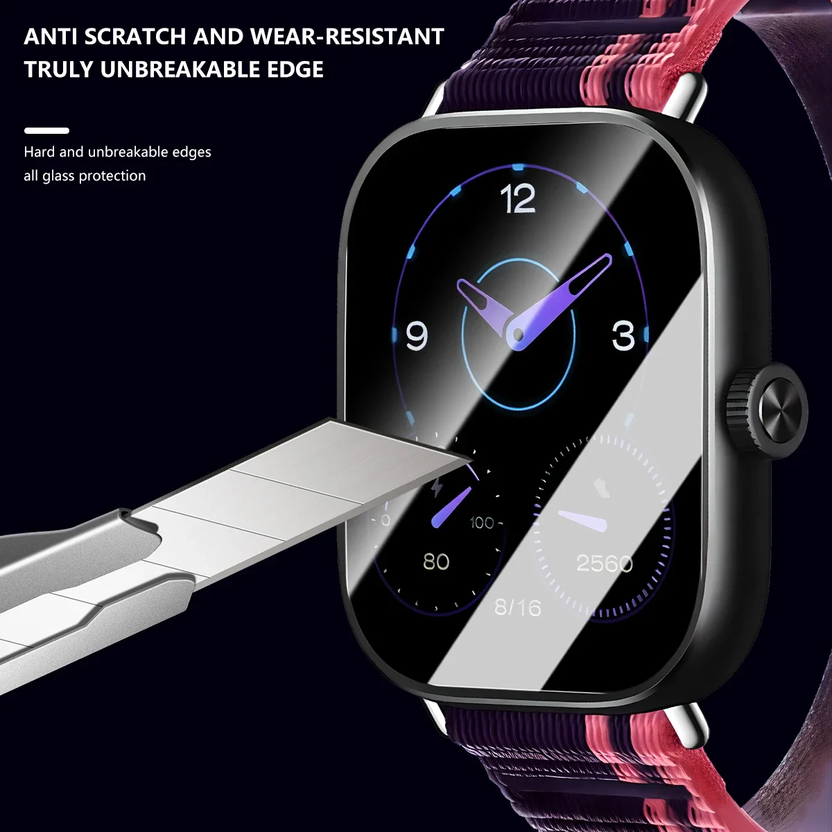 9H Premium Tempered Glass for Xiaomi Redmi Watch 4 Smart Watch Clear HD Screen Protector for Mi Redmi Watch 4 Protective Film image 4