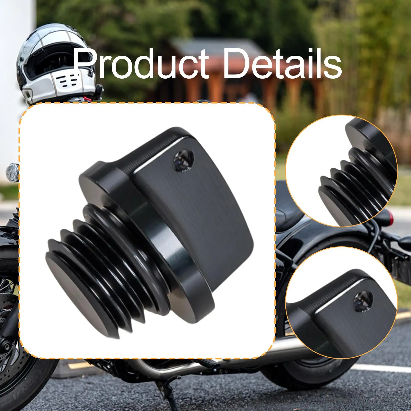 Lightweight Aluminum Motorcycle Accessories Oil Filler Cap CNC Machined Screw Cover for Honda YZF Kawasaki Ducati