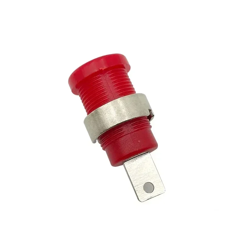 4mm Banana Socket Binding Post Banana Plug Jack Electrical Connector DIY Tools Parts JT6090 Panel Mount Adapter Insulated Safety