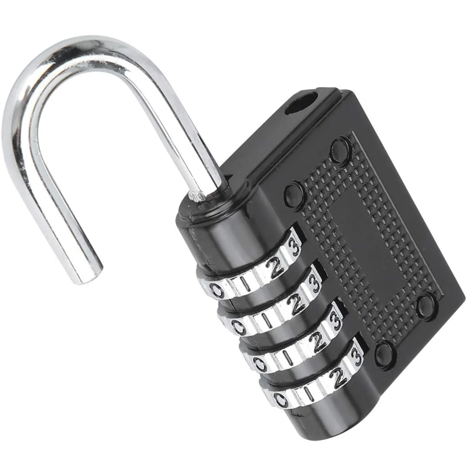 Digit Combination Padlock, Resettable Zinc Alloy Lock for Gym School Locker Fence Gate Toolbox Cabinet, Weatherproof & Durable