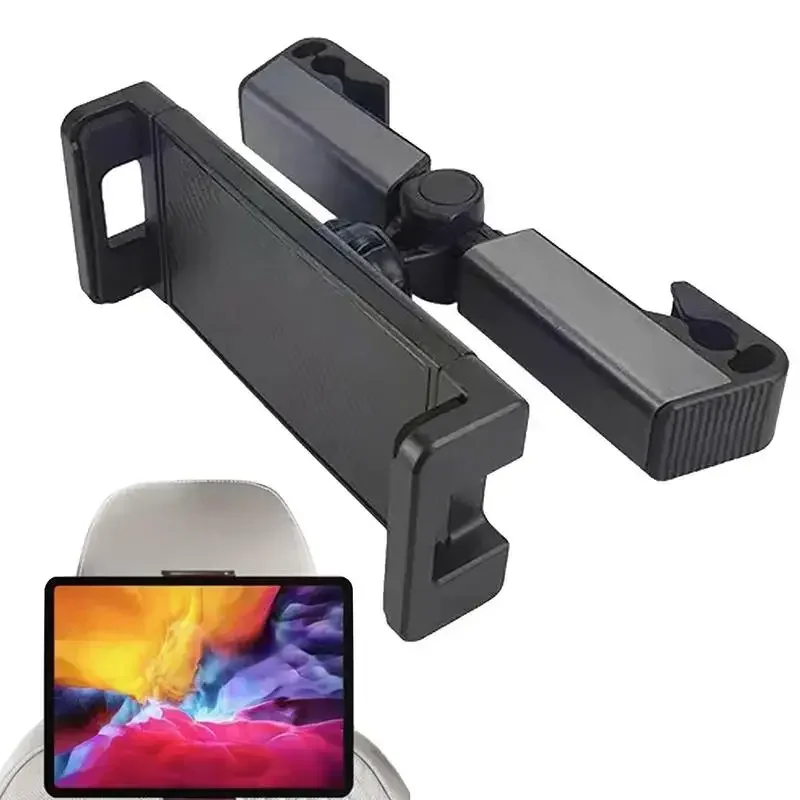 

360°Rotation Car Headrest Backseat Mount,Phone/Tablet Car Holder,Car Trip Essentials,Adjustable Back Seat Tablet Holder