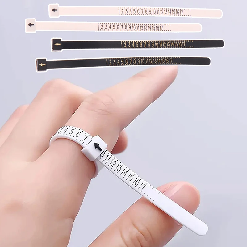 

2Pcs US Standard Measurement Belt Bracelet Rings Sizer Finger Size Screening Jewellery Tool