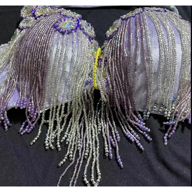 Customized Opening Belly Dance Performance Dress Nightclub Sexy Bra Waist Cover Performance Chest Flaws Clearance Special Offer