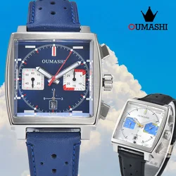 New OUMASHI-series men's ETA 7750 watch luxurious Stainless steel sports Waterproof watch calendar timing function movement