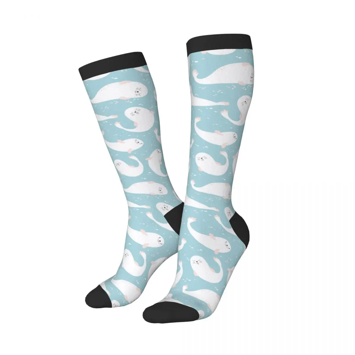 Casual Socks Cartoon Seals Long Harajuku Retro Business Socks