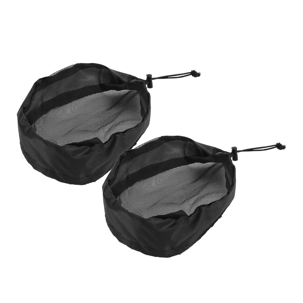 2pcs Waterproof Duct Filter Vent Cover Drawstring Design Elastic Band Grow Tent Vent Cover Mesh Screen Shield