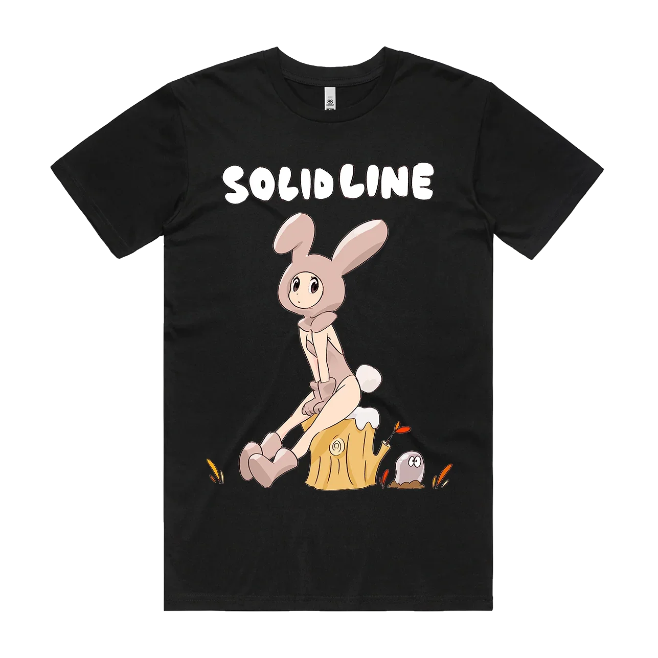 Bunny Stump Tee unisex anime cotton shirt relaxation hoodie