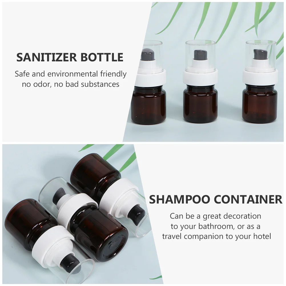

4Pcs Liquid Bottles Portable Durable Press Lotion Storage Containers for Bathroom Travel Lotion Storage Bottle