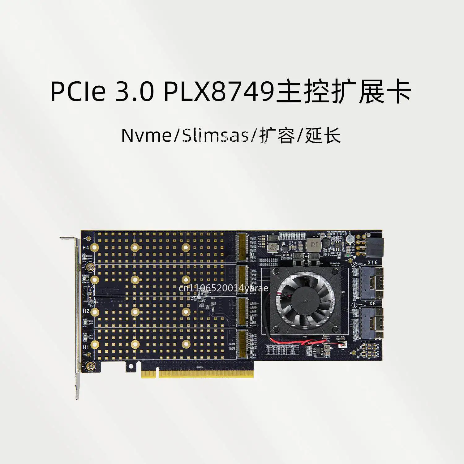 

PLX/PEX8749/PCIe 3.0 Expansion Card/Nvme/Slimsas/four-disk/graphics Card/in-out