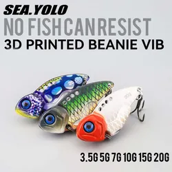 Sea. Yolo Long-Range Vibration Fake Baits Treble Hooks Full Swimming Layer Slow Sinking Vibration Fake Bait Sequins Horse Mouth