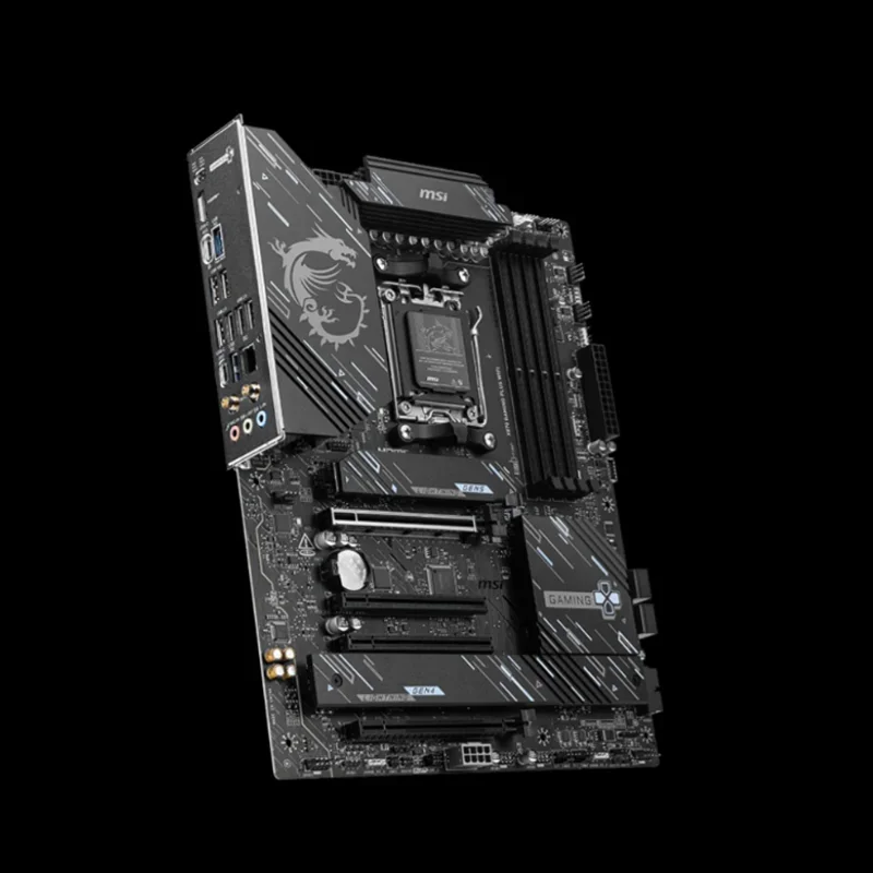 اللوحة الأم للألعاب MSI X870 GAMING PLUS WIFI تدعم وحدة المعالجة المركزية 9900X3D/9950X3D/9800X3D (AMDX870/socket AM5) R9 9900XR5 7600X