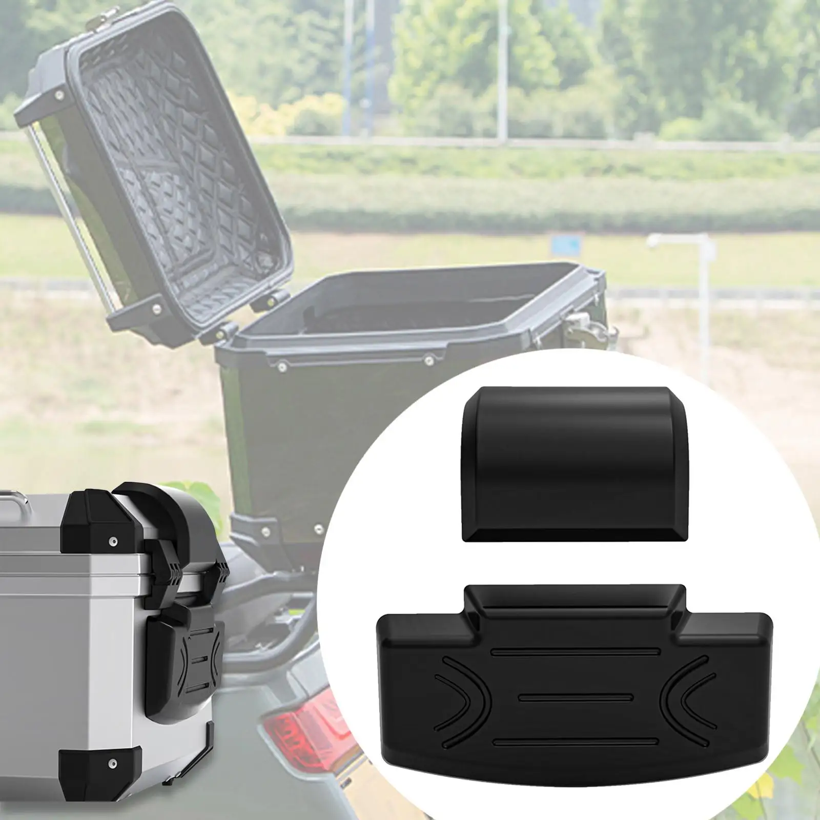 

Motorcycle Top Case Passenger Backrest Easily Install Tail Box Case Cushion