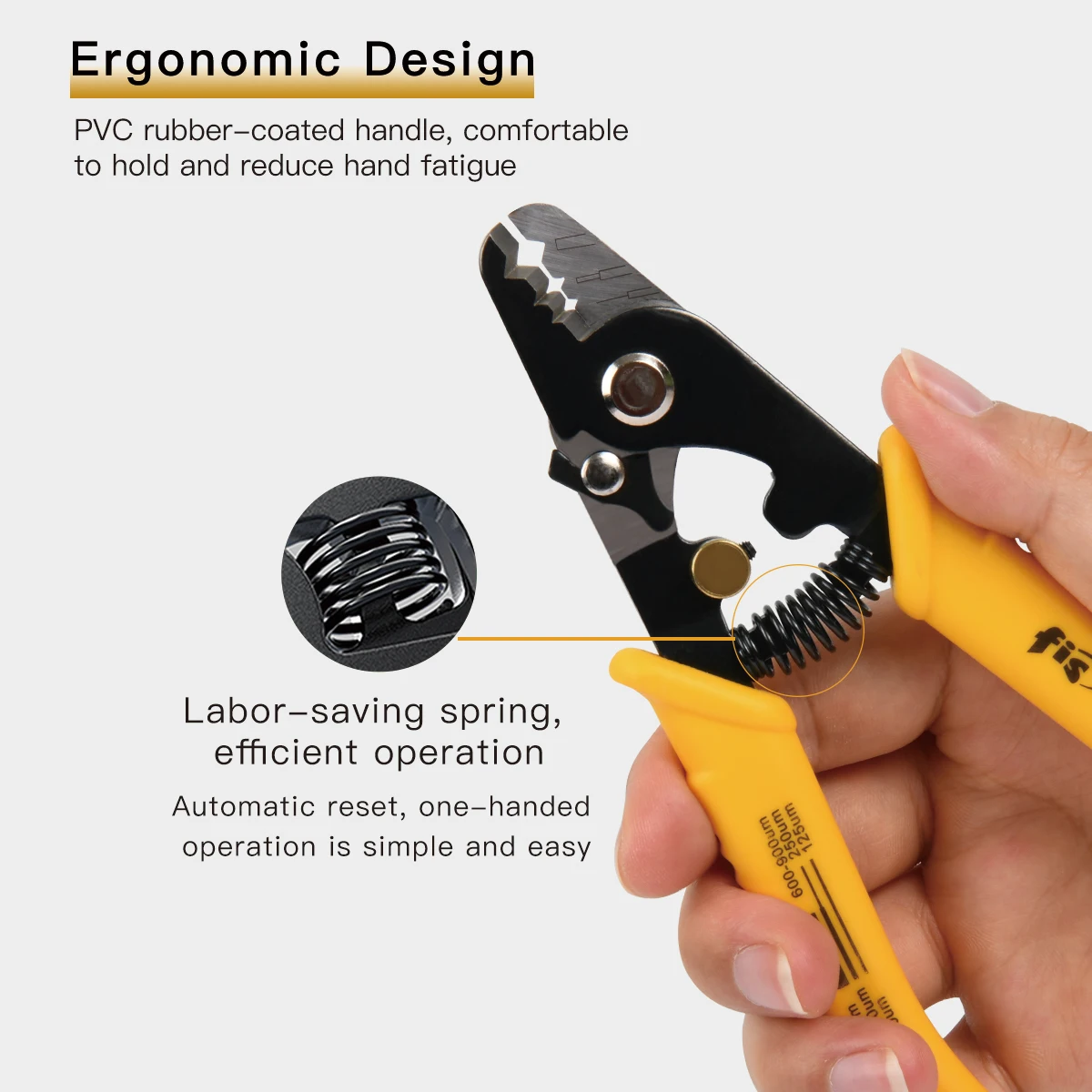 Handheld TAWAA KS-K2 Fiber Optic Kevlar Scissors Fiber Optic Kevalr Cutter Stainless Steel Scissors with 3 Holes Fiber Stripper