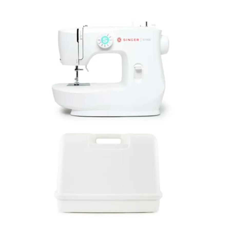 

M1500 Mechanical Sewing Machine with Universal Hard Carrying Case for Free-Arm Portable Machines Non-Slip Inner Tray Bla