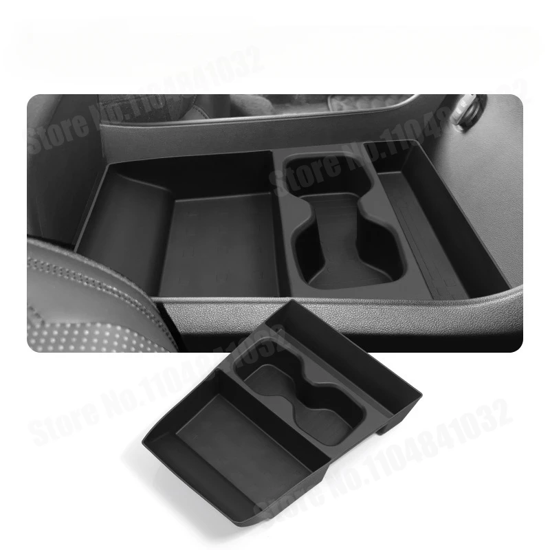 

Central Console Protective Pad Fit For Hyundai Santa Fe 2025 2024 Accessories Silicone Water Cup Holder Storage Tray Organizer