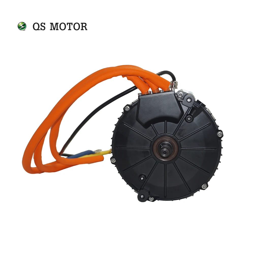 QS MOTOR QS165 10000W 72V 50H High Power Hall Encoder Electric PMSM Mid Drive Motor for Electric Motorcycle