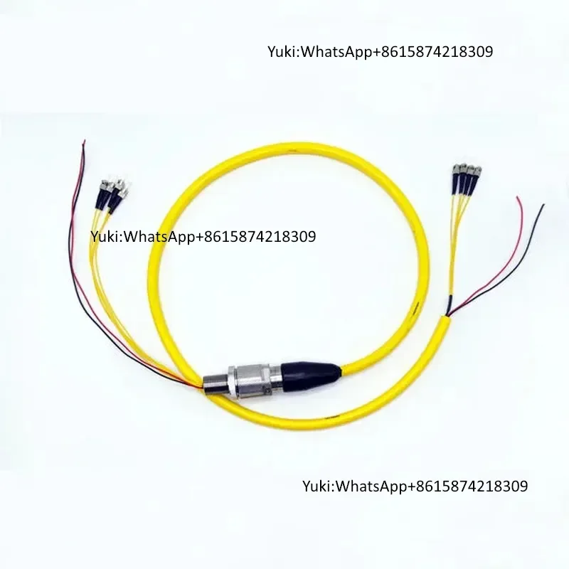 IP69K Waterproof 6-Pin Wet FC/Sc/LC Fiber Optic Cable Underwater Connector