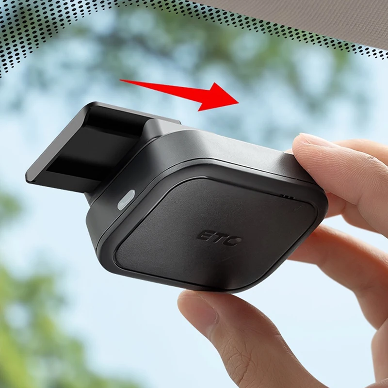 Car Toll Pass Holder Adhesive Sticky ETC Bracket Adhesive Removable Easy Installation Compact Toll Pass Holder For Windshield