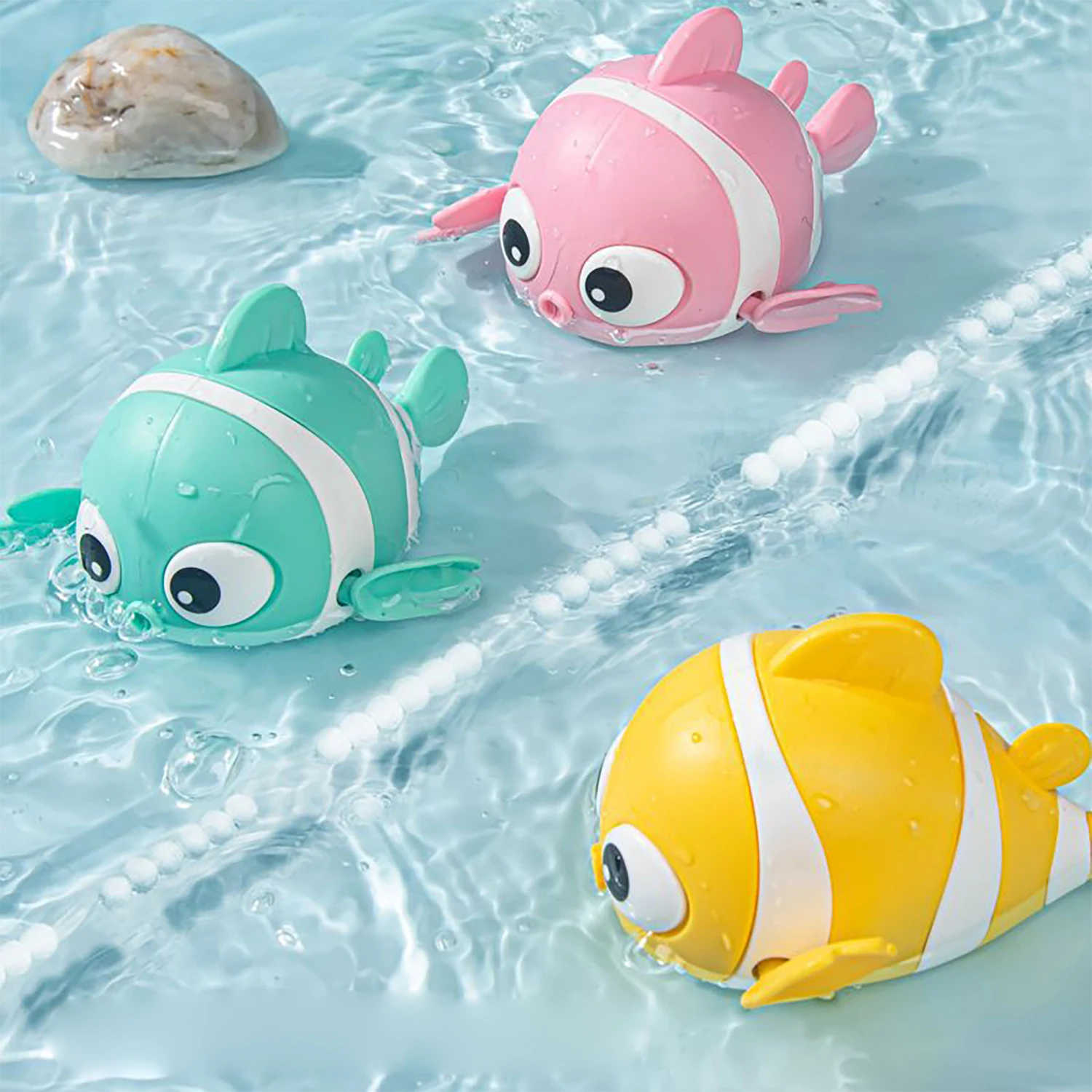 

Upstream Заводной клоун Рыба Водная игра Игрушка Мультяшная рыба Качающаяся ползание Взаимодействие купания