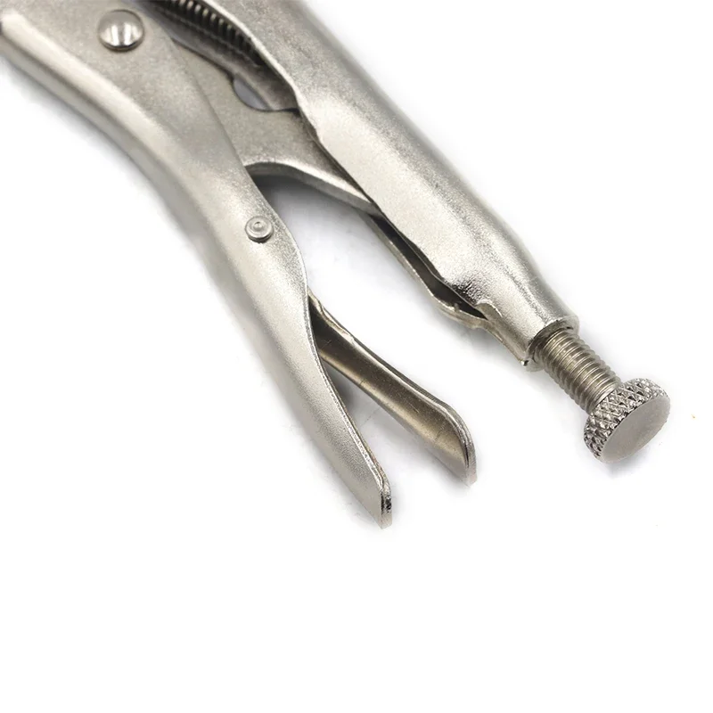 Vice Grip Plier Wrench 90 Bent Nose Locking Pliers Crimping Steel