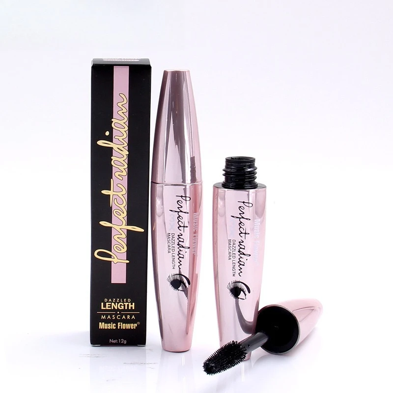 4D Extreme Volume Lash Mascara Long-Lasting Smudge-Proof Sweat Resistant Waterproof Natural Thickening Curling Eyelash Extension