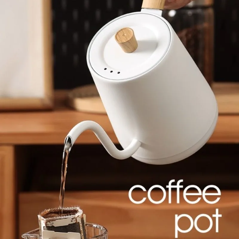 Electric Kettle - 304 Stainless Steel, 0.8L Capacity, 1000W Quick Heating, Temperature Control for Pour Over Coffee & Tea