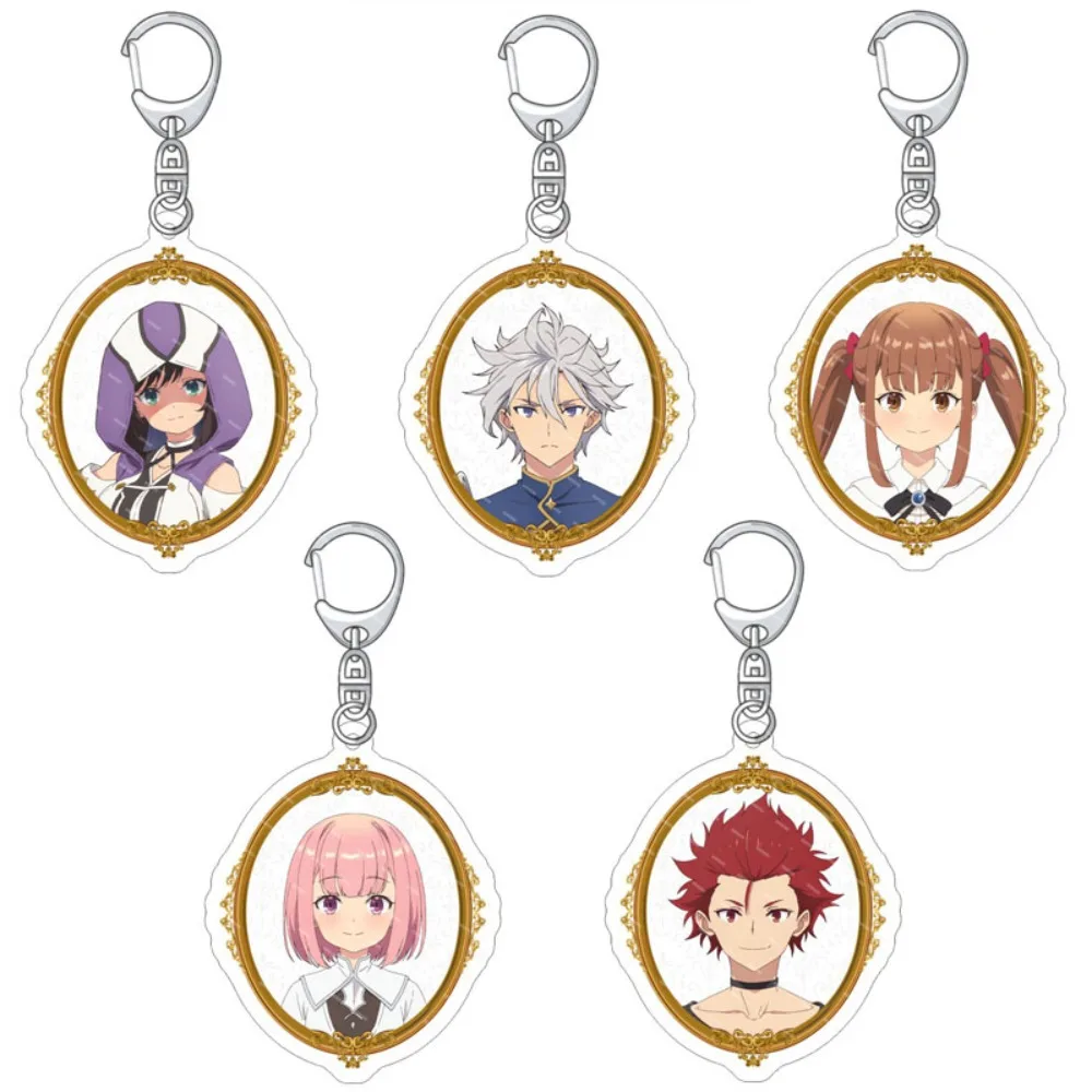 Front Desk Lady Hates Working Overtime So Go One-on-one with The Boss Acrylic Keychain Cosplay Figures Keyring Backpack Pendant