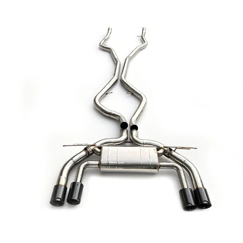 Tuning Catback Exhaust Pipe for  X5M F85 4.4T 2015-2018 Car Exhaust Muffler System Stainless Steel Double Pipe Design