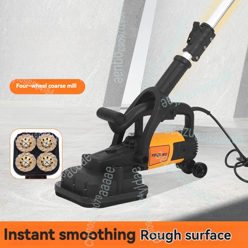 

110V/220V Wall Grinding Machine Handheld Rough Grinder Wall Plasterer Spatula Cement Wall Concrete Floor Polish Tool