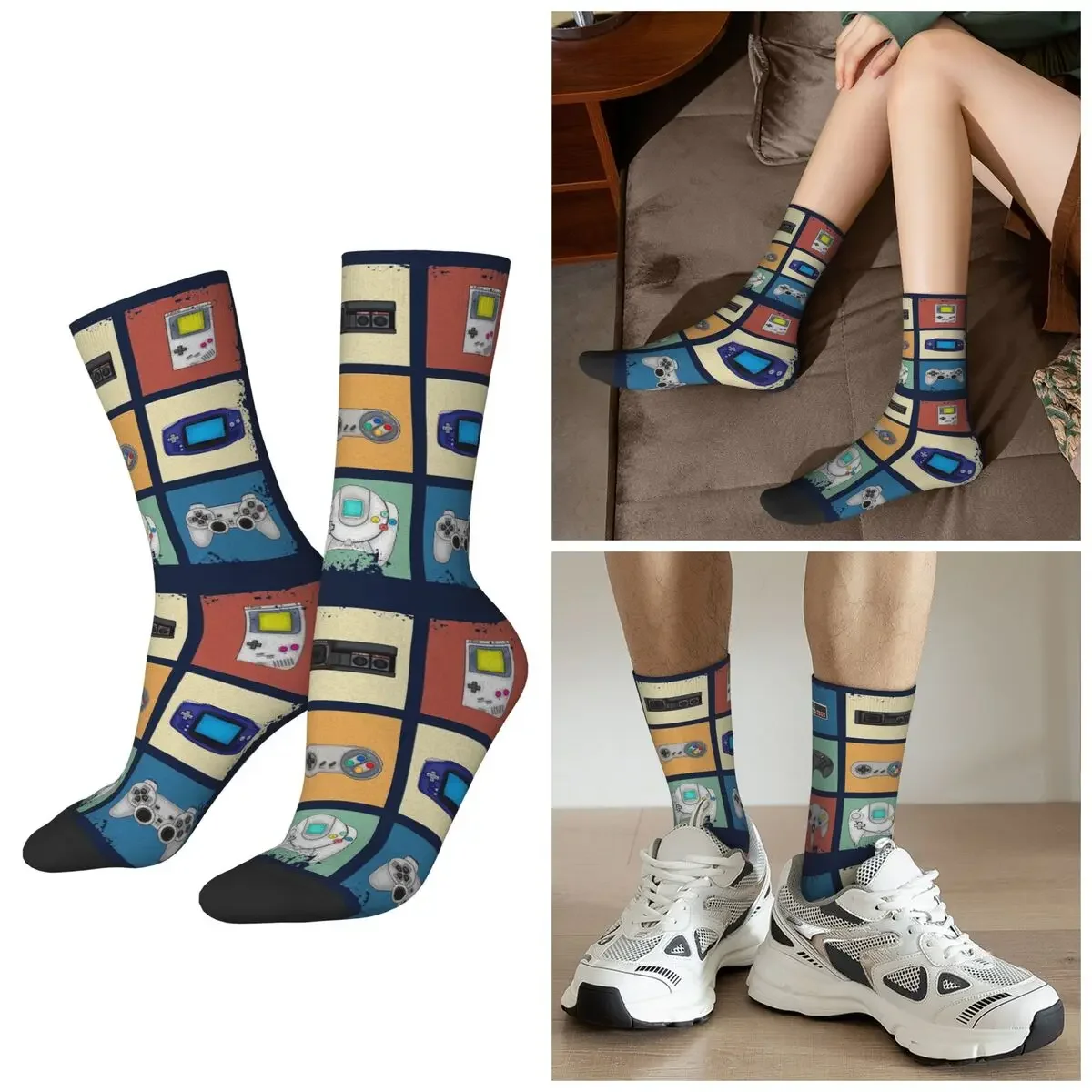 

All Seasons Gaming Generations Socks Harajuku Sport Middle Tube Socks Sweat Absorbing Stockings Men Women Valentine's Day Gifts