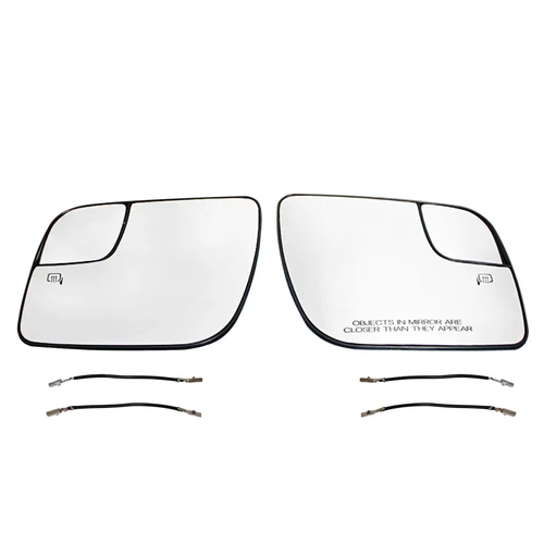 Imagen 2 del producto Espejo lateral calefactable, lente de espejo retrovisor de cristal para accesorios Ford Explorer 2011-2018