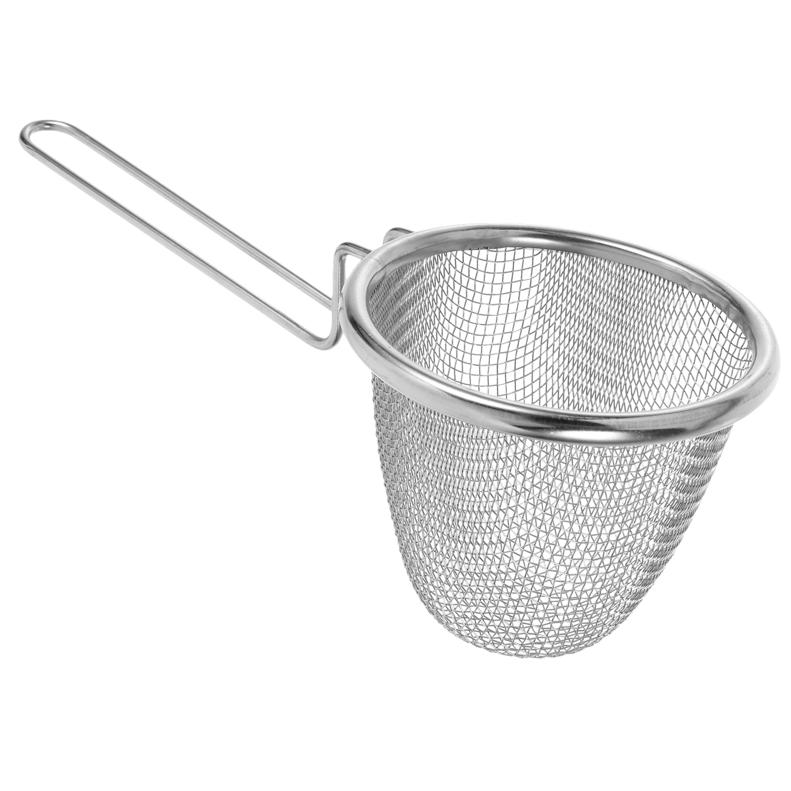 

Stainless Steel Colander Mesh Kitchen Noodle Strainers Reusable Cooking Spoon Fine Mesh Filter Baskets Pasta Strainer Long