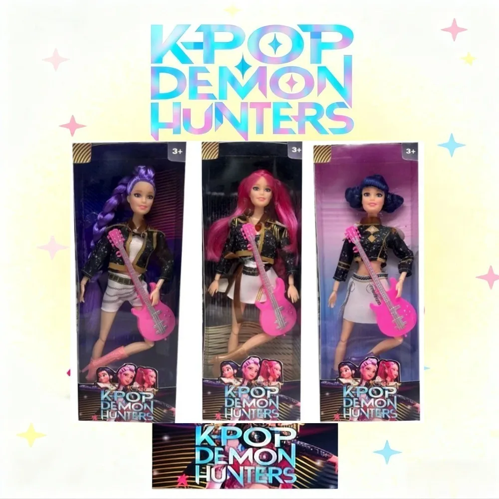 ديكور مكتب فيلم Kpop Demon Hunters Anime - شخصية Lumi Mira Zoey الجديدة لعام 2025، هدية للأولاد لعيد الميلاد