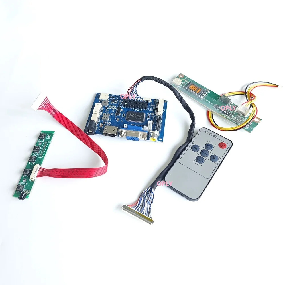 

AV VGA HDMI-совместимая плата контроллера для LP150X08-TLAA LP150X08-TLAC LP150X08 15 дюймов 1024 × 768 30-контактная 1 ЖК-панель CCFL DIY Kit