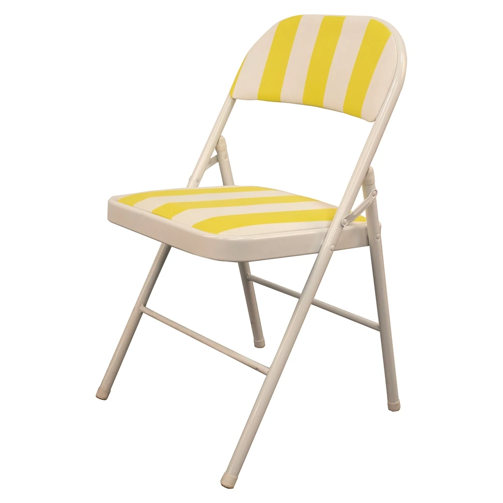 !@Modern Design Stackable Custom PU Leather Eco-Friendly Folding Dining Chair for Events and Home