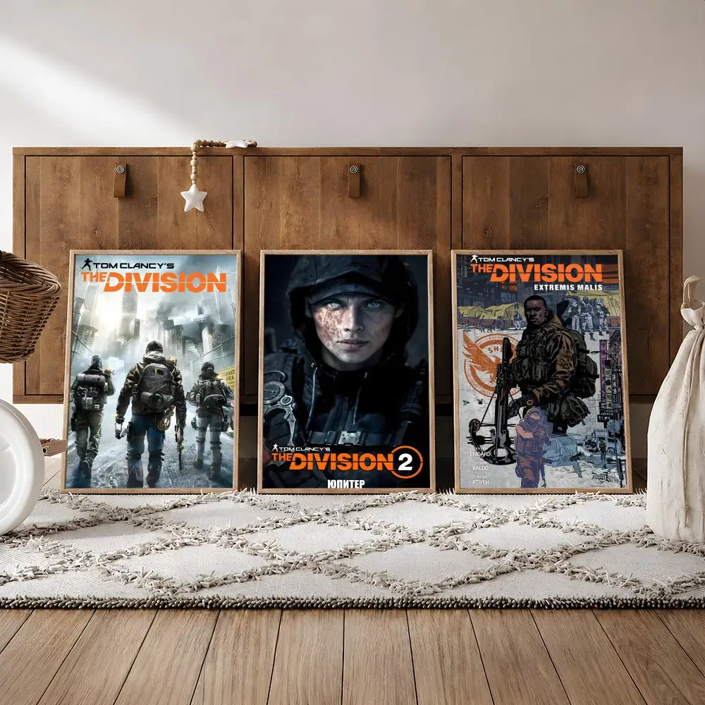 Game Tom Clancys The Division Poster Waterproof HD Modern Peel And Stick Wall Decor Bedroom Living Room Dorm Office view 3