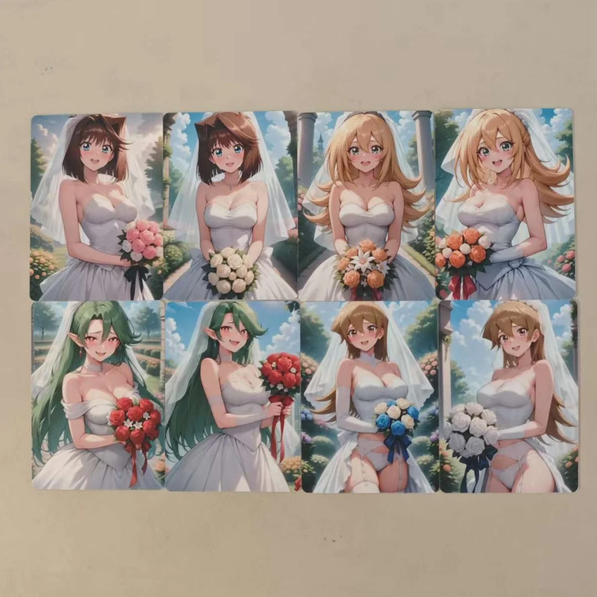 8-pecas-conjunto-de-cartas-sexy-yugioh-com-linda-garota-em-vestido-de-noiva-​-​-cartao-de-colecao-yuzu-alexis-anzu-camula-bmg-18