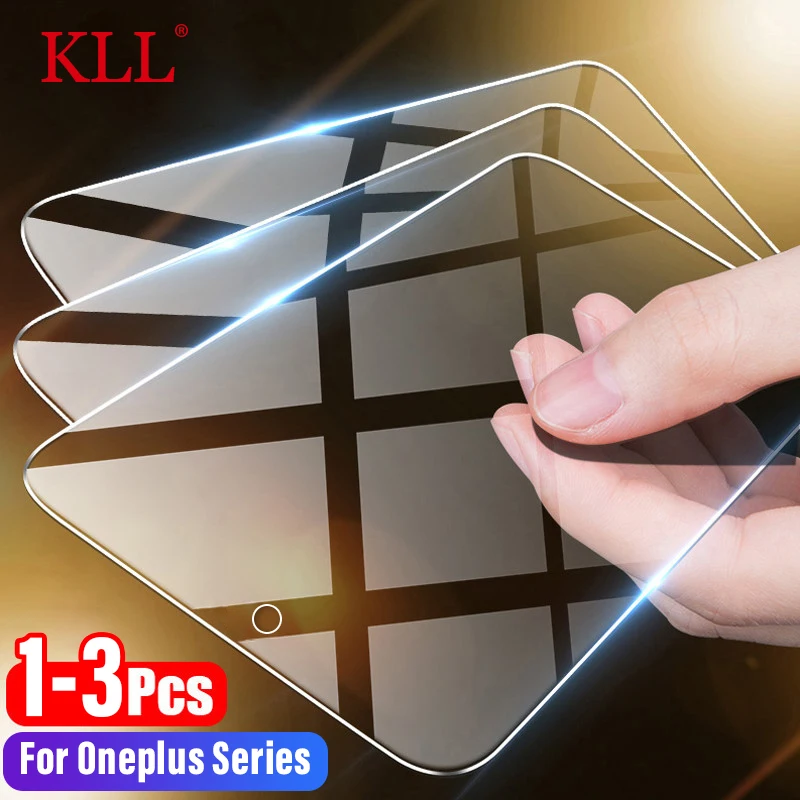 1-3Pcs Full Cover Tempered Glass for One Plus 10R 9R 10T 9RT ACE 2V 3V Screen Protector for Nord 3 2 2T CE3 Lite N30 N20 Glass