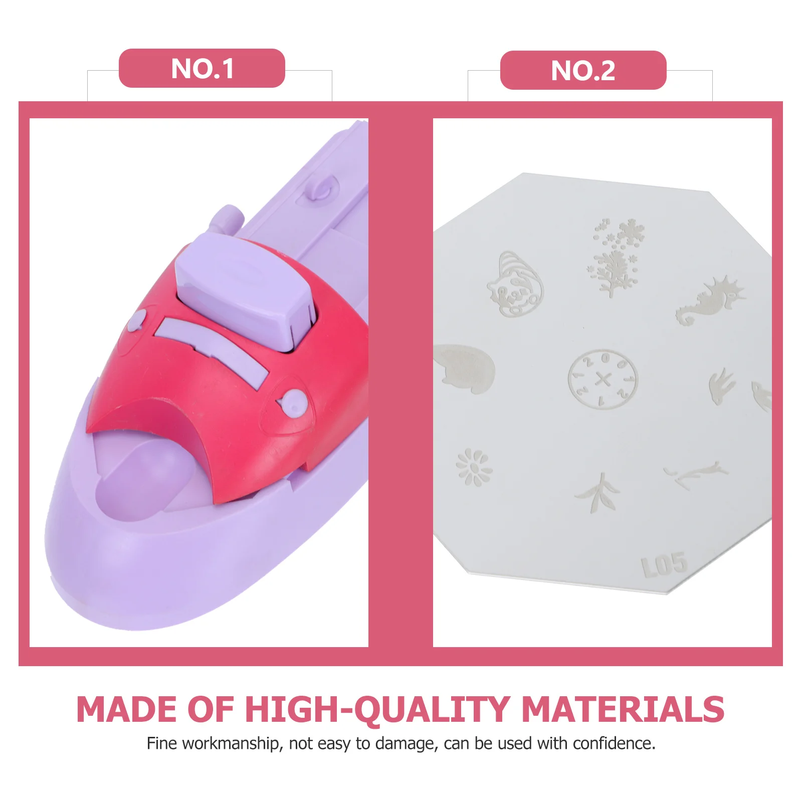 

1 комплект печатной машины для дизайна ногтей, прочный принтер для лака для ногтей «сделай сам», домашний маникюрный инструмент, профессиональное печатное устройство