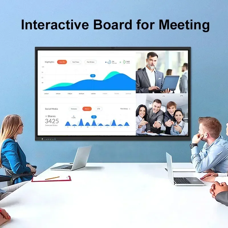 75 inch 86 inch 98 inch intelligent teaching all-in-one machine touch screen interactive electronic whiteboard