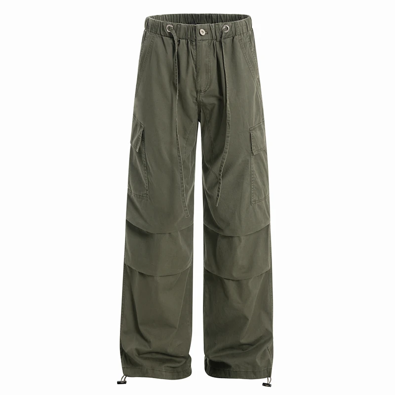 

Брюки Cleanfit Waed Work Pants свободного прямого кроя для мужчин и женщин, повседневные брюки в американском ретро-стиле GXFortune для молодежи на каждый день