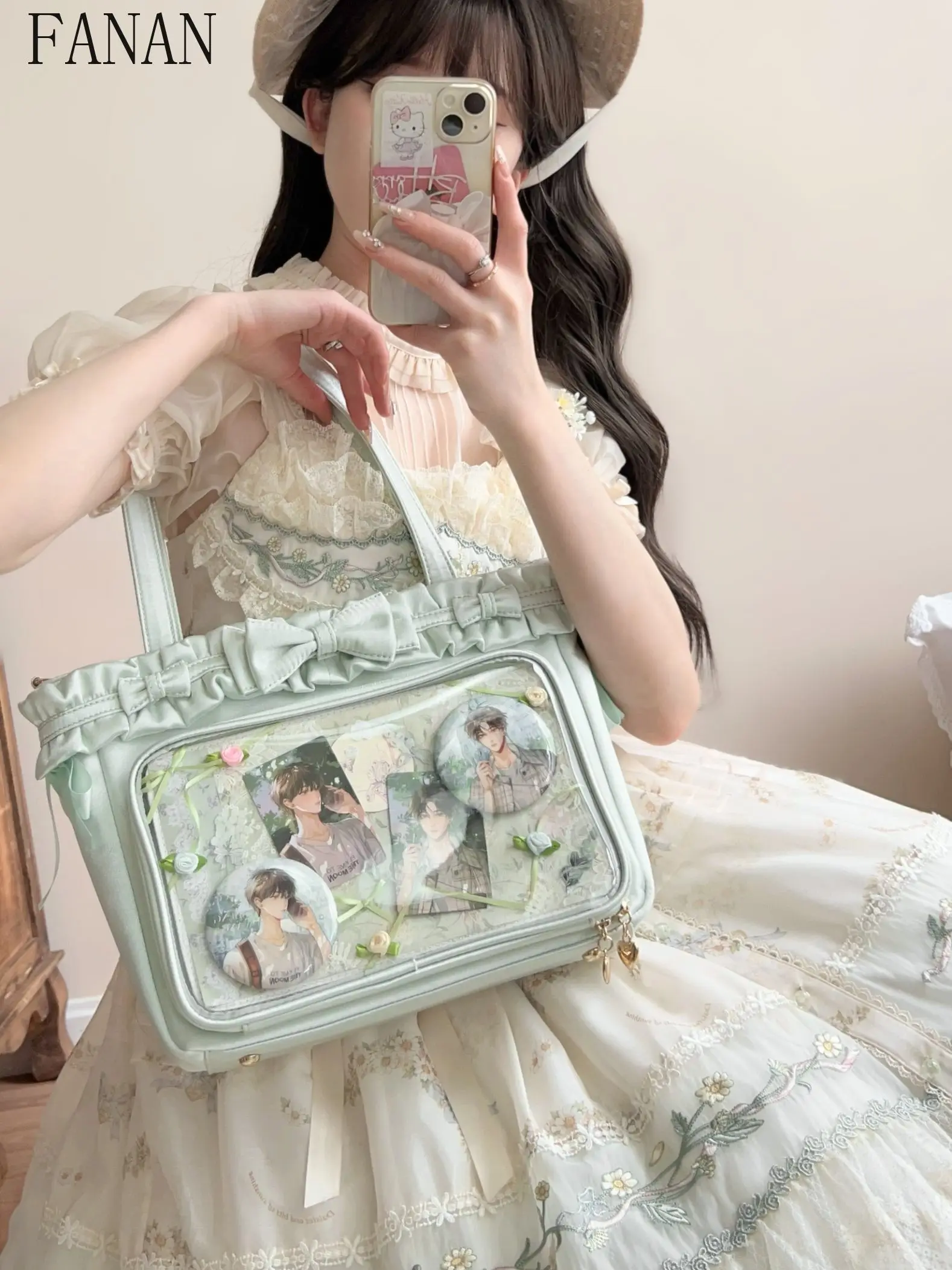 

Lolita Tote Bag for Women Single Shoulder Satin Solid Color Versatile Crossbody Bag Fashion Elegant Casual Women's Handbags