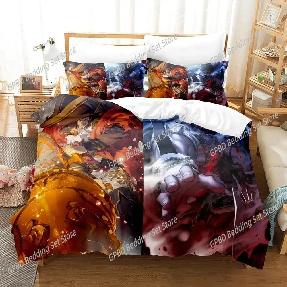 Anime Game Fate Grand Order Comfortable Duvet Quilt Cover Pillowcase Bedding Set Children Bedroom Decoration Home Textile