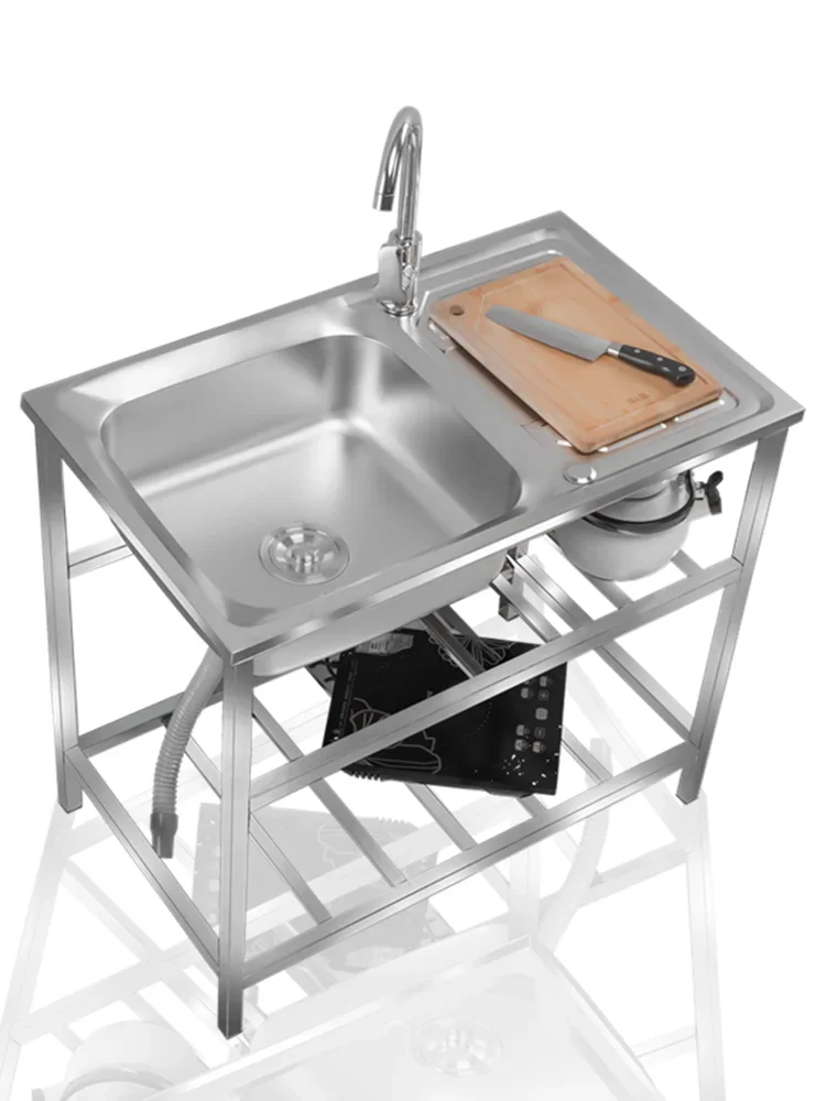 

Kitchen stainless steel single double sink with bracket dish vegetable basin cocinas accessorios sink 싱크볼 evier cuisine