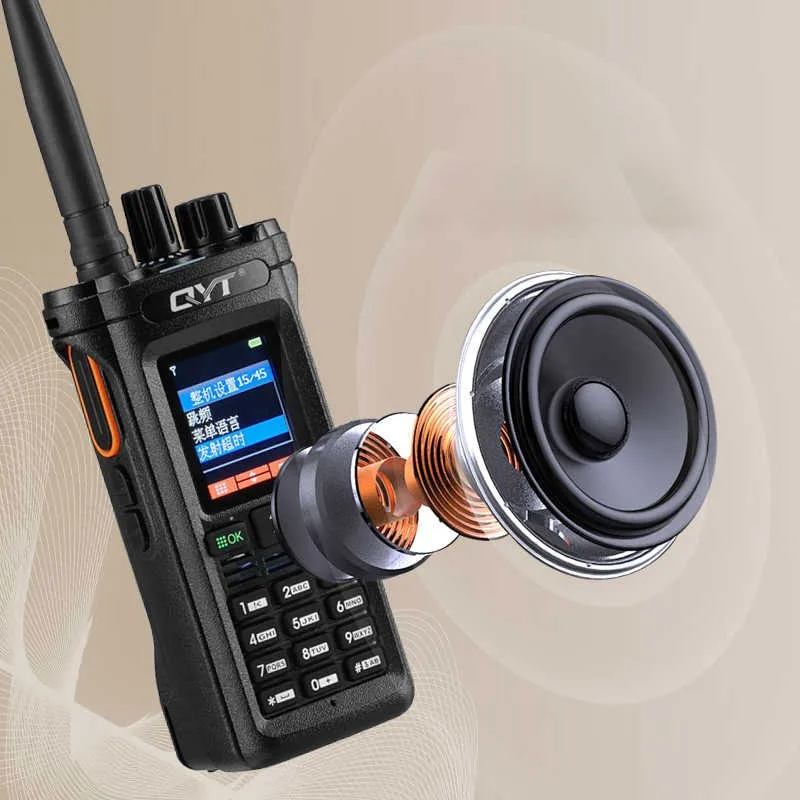 10W 고출력 QYT KT-10R 야외 워키 토키 장거리 풀 밴드 무선 FM 핸드 헬드 라디오 Type-C 충전