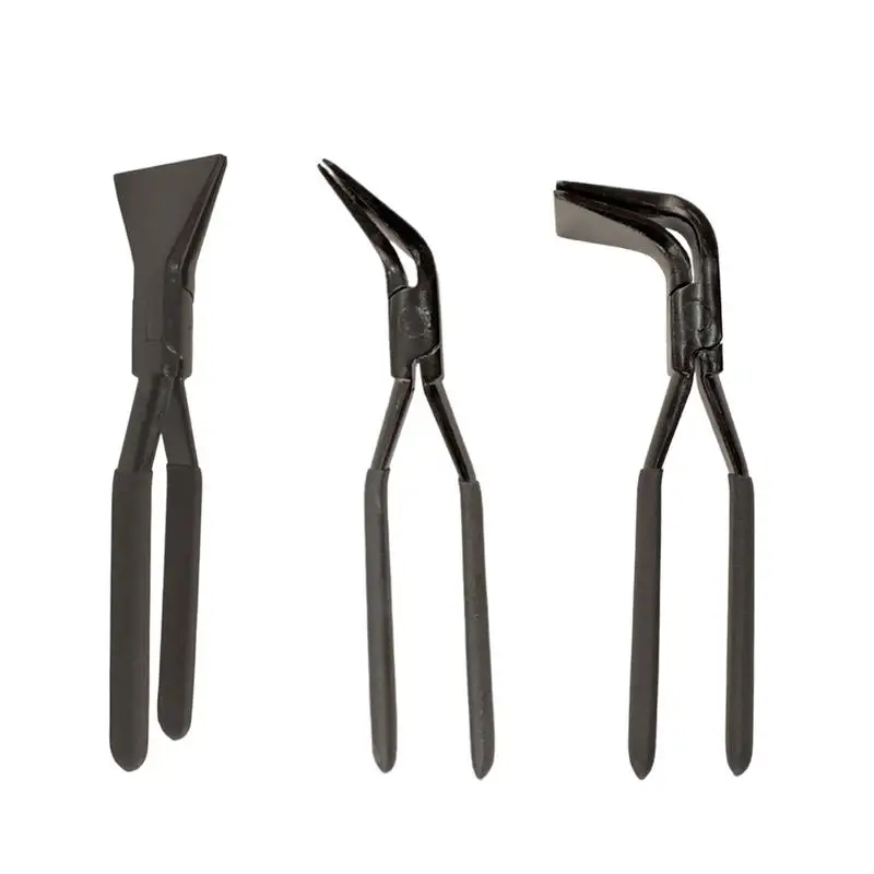

Metal Bender Hand Tool Crimping Folding Tool Handle Hand Seamer Handmade DIY Leathercraft Tool Needle-Nose Pliers Carbon