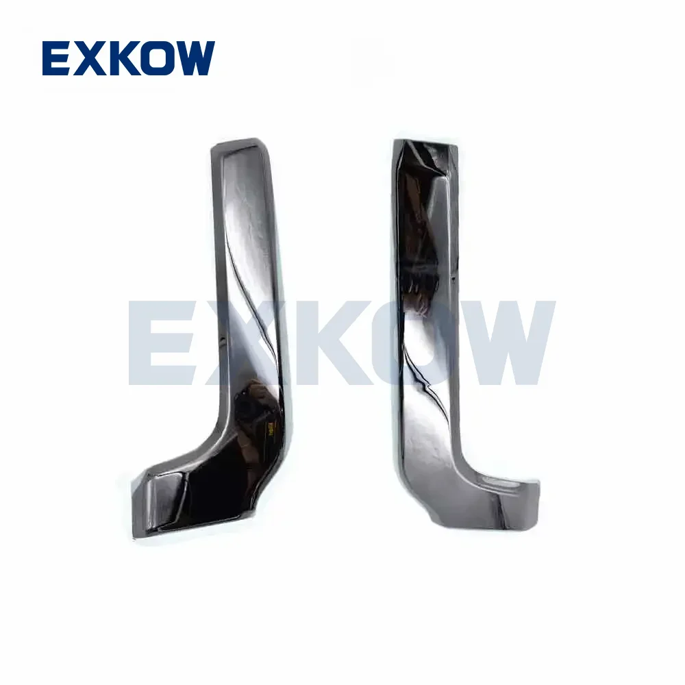 KOWZE Chrome Left+Right Front Bumper Extension Garnish for Mitsubishi Pajero Montero IV 2006-2019 V93 V95 V96  6407A121 6407A122