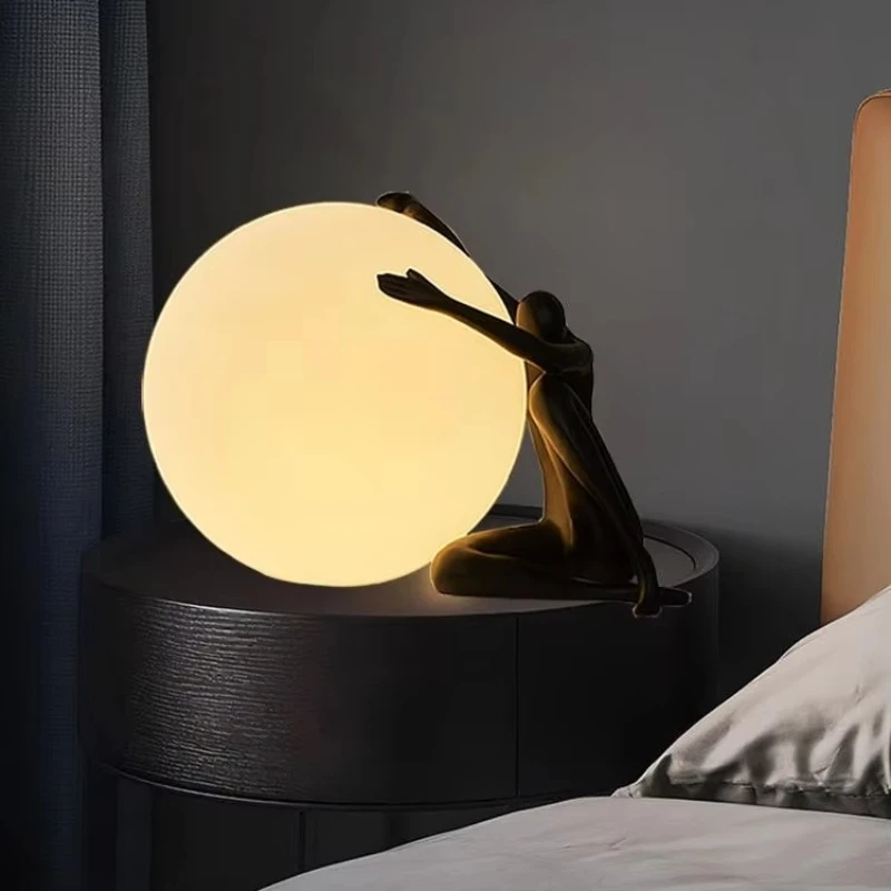

High Quality Hotel Living Room Nordic Luxury Desk Lamp Art Home Decoration Bar Restaurant Bedside Modern Light Emitting