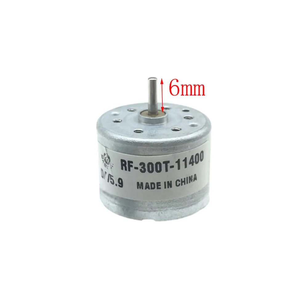 Micro DC Motor RF-310T-11400 DC 3V 5.9V 6V 6400 RPM DC Motor 6mm/10mm/15mm/22mm Long Shaft DIY Mini Fan Motor