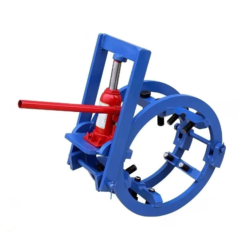 Manual Hydraulic Jack‑Type Pipe Alignment Clamp, External Welding Centering Fixture for Steel Pipe Construction
